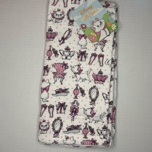Disney Aristocats Marie White Pink Girly Kitchen Towels 2 Pack Cotton NWT